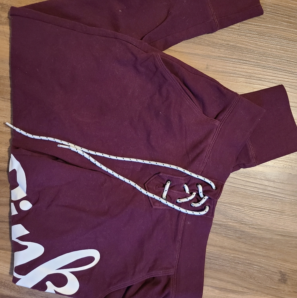 Burgundy Pink Sweatpants